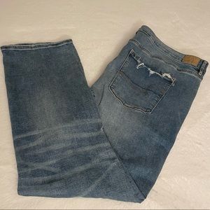 American Eagle Slim Straight Ripped Jeans